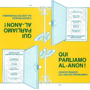 E/10.0 Qui parliamo Al-Anon (cartello)